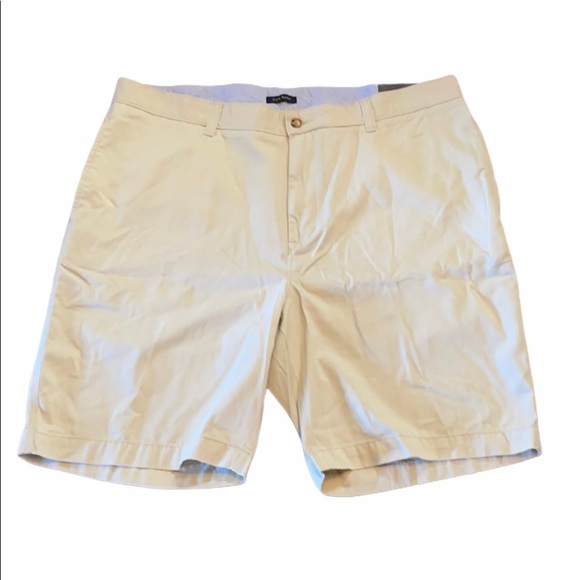 Club Room Men’s Flat Front Khaki Shorts 42B NEW - Picture 1 of 10